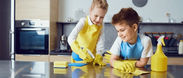 Kids dishwashing best sale gloves